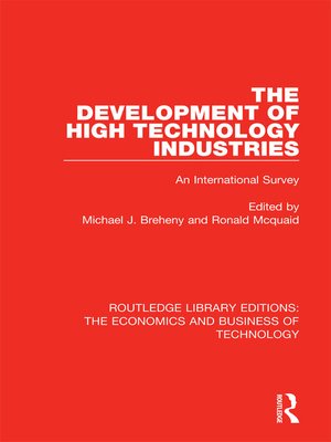 cover image of The Development of High Technology Industries